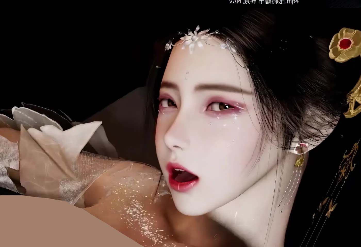 [3D同人動畫] VAM永劫無間玉玲瓏+古風+原神申鶴精品模型 [6.7G]
